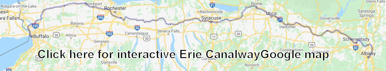 Erie Canalway map